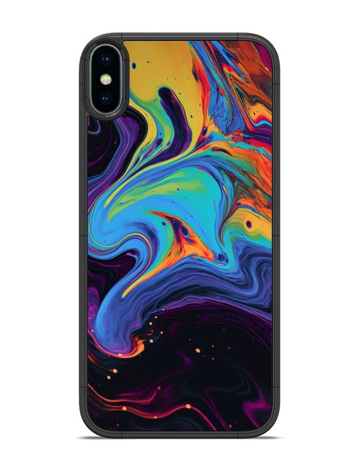 Liquid Dreamscape Glossy Soft Edge Case for Apple Iphone Xs Chachhi