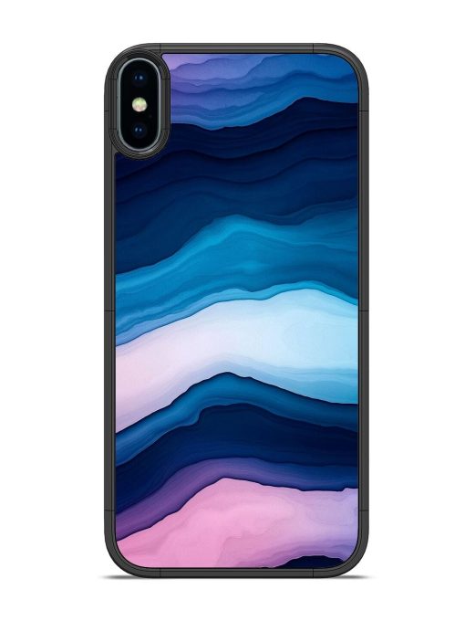 Oceanic Layers Glossy Soft Edge Case for Apple Iphone Xs Chachhi