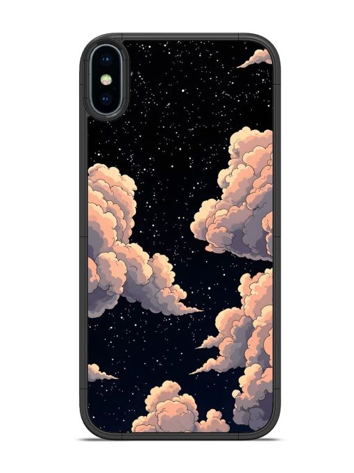 Starry Night Dreams Glossy Soft Edge Case for Apple Iphone Xs Chachhi