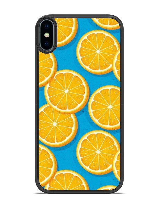 Citrus Symphony Glossy Soft Edge Case for Apple Iphone Xs Chachhi