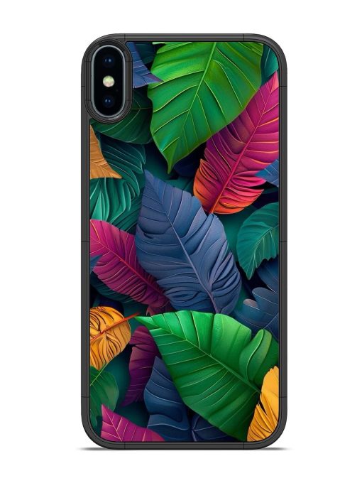 Tropical Tapestry Glossy Soft Edge Case for Apple Iphone Xs Chachhi