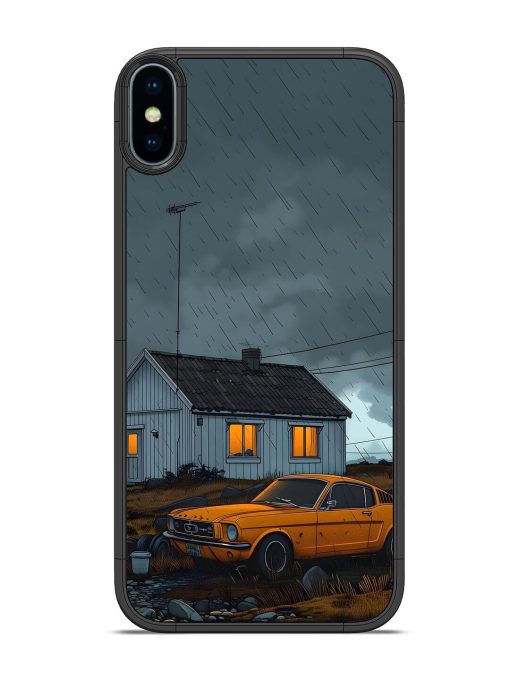 Rainy Day Retreat Glossy Soft Edge Case for Apple Iphone Xs Chachhi