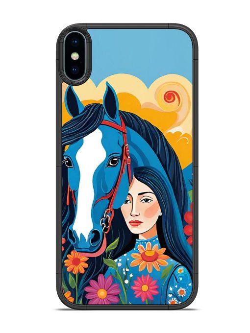 Equine Enchantment Glossy Soft Edge Case for Apple Iphone Xs Chachhi