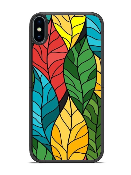 Foliage Fiesta Glossy Soft Edge Case for Apple Iphone Xs Chachhi