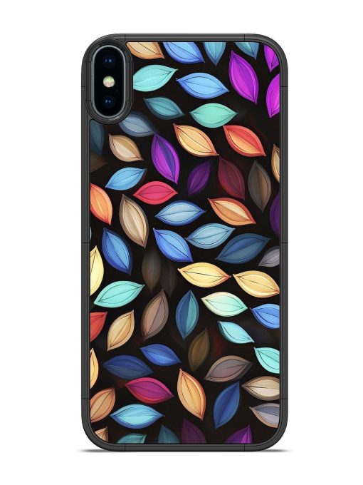 Colorful Kaleidoscope Glossy Soft Edge Case for Apple Iphone Xs Chachhi