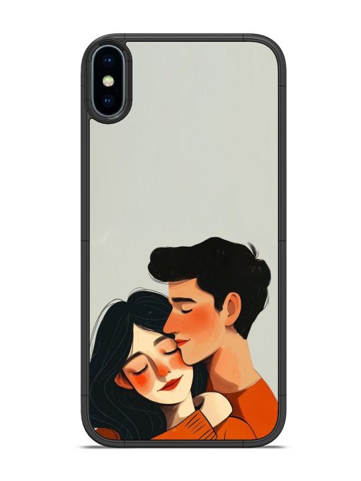 Craft Couples Glossy Soft Edge Case for Apple Iphone Xs Chachhi