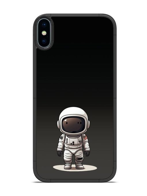 Neon Astronaut Glossy Soft Edge Case for Apple Iphone Xs Chachhi