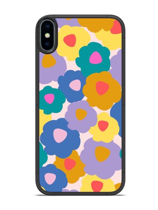 Flower Power Glossy Soft Edge Case for Apple Iphone Xs Chachhi