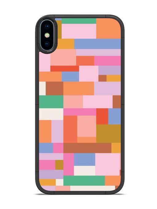 Colorful Chaos Glossy Soft Edge Case for Apple Iphone Xs Chachhi