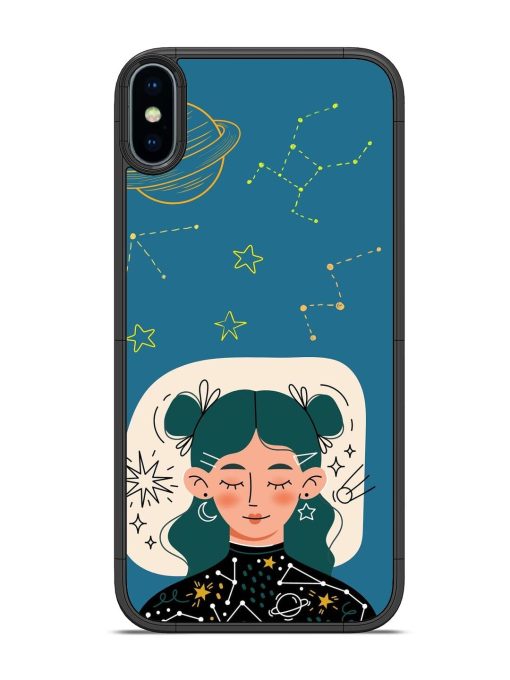 Cosmic Daydreamer Glossy Soft Edge Case for Apple Iphone Xs Chachhi