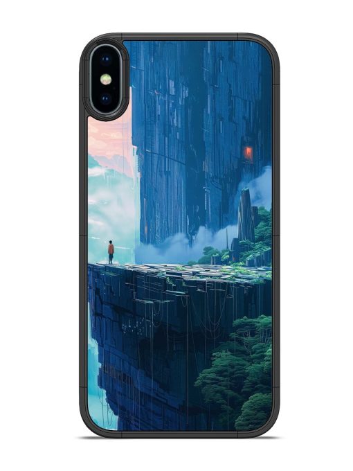 Solitude In The Sky Glossy Soft Edge Case for Apple Iphone Xs Chachhi