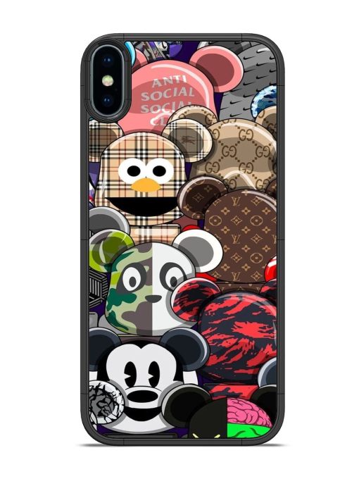 Streetwear Bearbrick Extravaganza Glossy Soft Edge Case for Apple Iphone Xs Chachhi