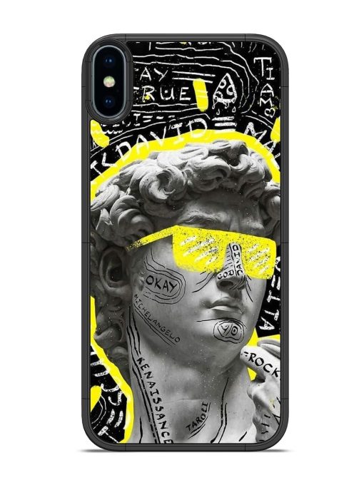 The Renaissance Rockstar Glossy Soft Edge Case for Apple Iphone Xs Chachhi