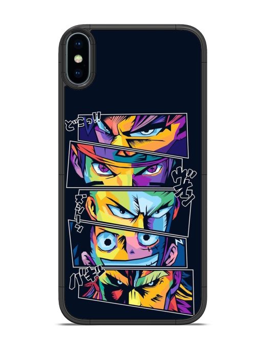 One Piece Powerhouse Glossy Soft Edge Case for Apple Iphone Xs Chachhi