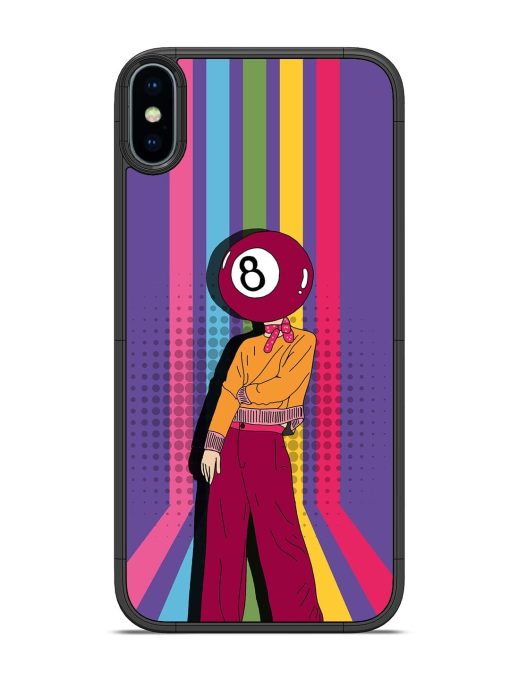 Eight Ball Fashionista Glossy Soft Edge Case for Apple Iphone Xs Chachhi