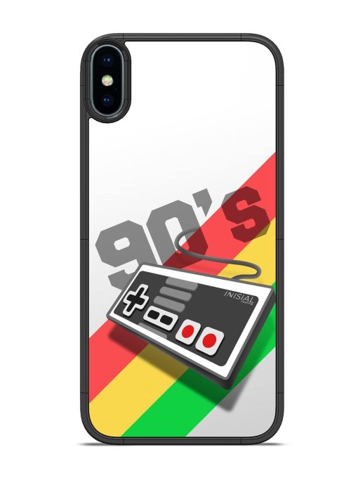 90S Nostalgia Glossy Soft Edge Case for Apple Iphone Xs Chachhi