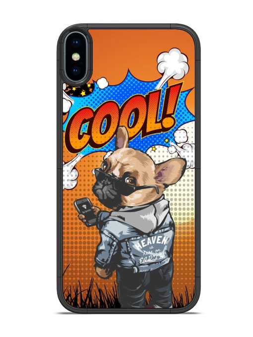 Cool Pup Glossy Soft Edge Case for Apple Iphone Xs Chachhi