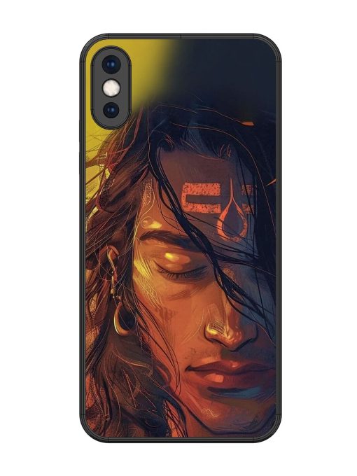 Tranquil Shiva Glossy Soft Edge Case for Apple Iphone Xs Max Chachhi