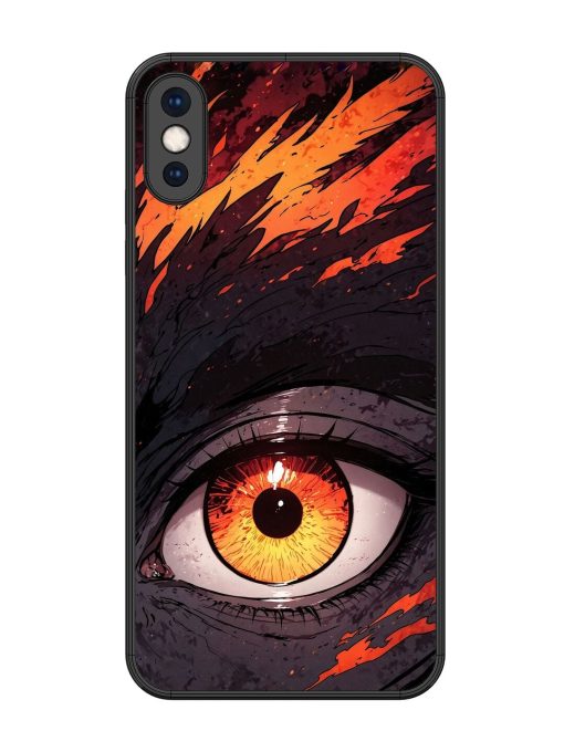 Inferno Gaze Glossy Soft Edge Case for Apple Iphone Xs Max Chachhi