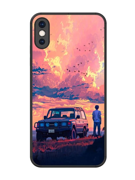 Solitude'S Horizon Glossy Soft Edge Case for Apple Iphone Xs Max Chachhi