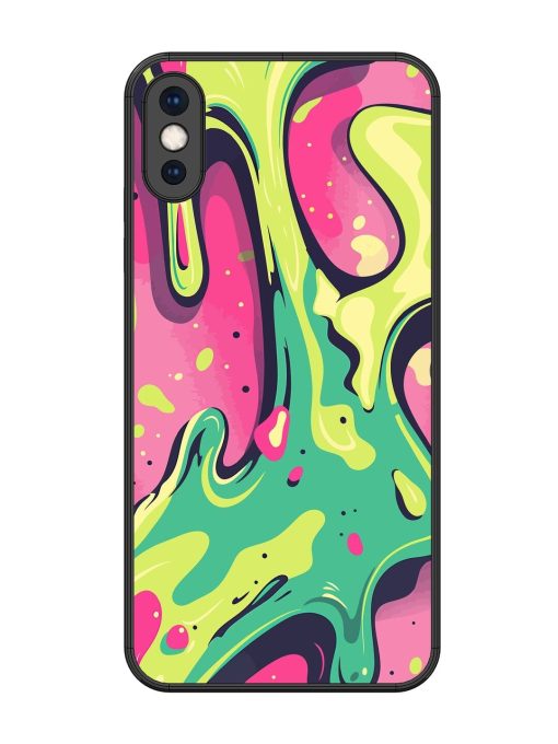 Gooey Grooves Glossy Soft Edge Case for Apple Iphone Xs Max Chachhi