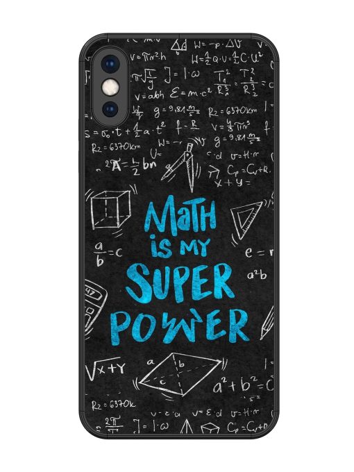 Math Magic Glossy Soft Edge Case for Apple Iphone Xs Max Chachhi