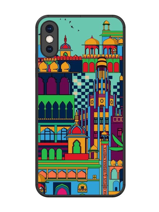 Indian Tapestry Glossy Soft Edge Case for Apple Iphone Xs Max Chachhi