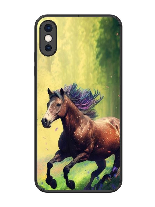 Enchanted Gallop Glossy Soft Edge Case for Apple Iphone Xs Max Chachhi