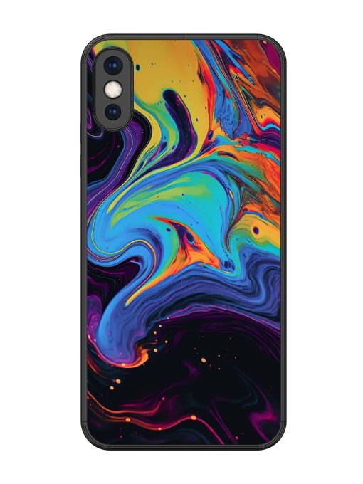 Liquid Dreamscape Glossy Soft Edge Case for Apple Iphone Xs Max Chachhi