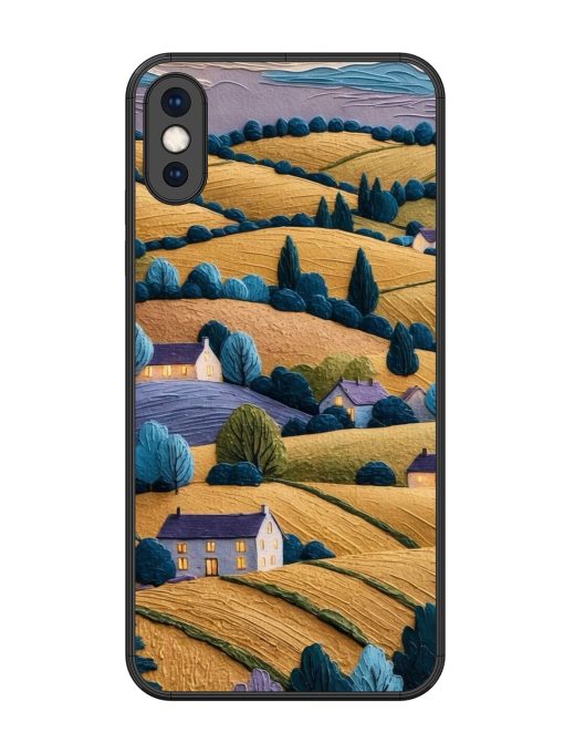 Rolling Hilltop Haven Glossy Soft Edge Case for Apple Iphone Xs Max Chachhi