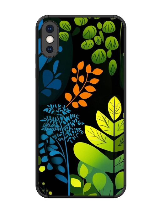 Midnight Garden Glossy Soft Edge Case for Apple Iphone Xs Max Chachhi