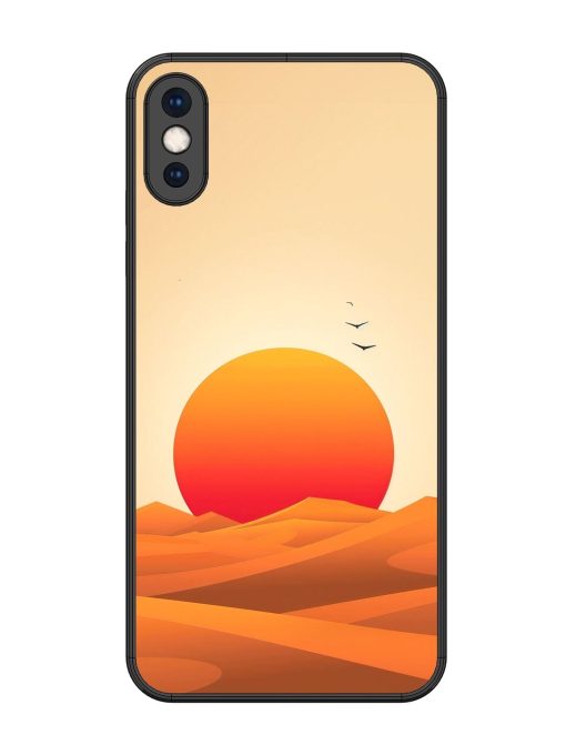 Desert Sunset Glossy Soft Edge Case for Apple Iphone Xs Max Chachhi