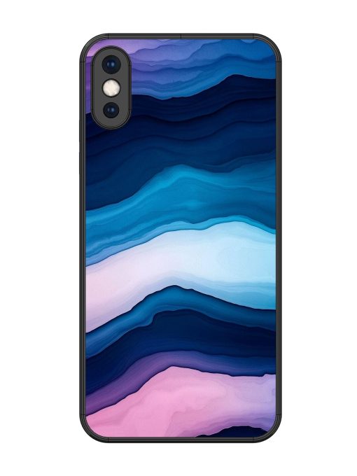 Oceanic Layers Glossy Soft Edge Case for Apple Iphone Xs Max Chachhi