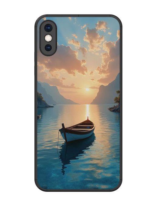 Serene Sunset Glossy Soft Edge Case for Apple Iphone Xs Max Chachhi