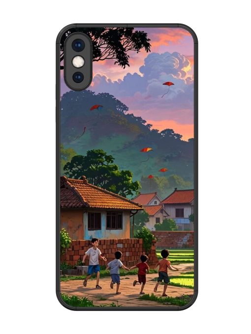 Sunset Play Glossy Soft Edge Case for Apple Iphone Xs Max Chachhi