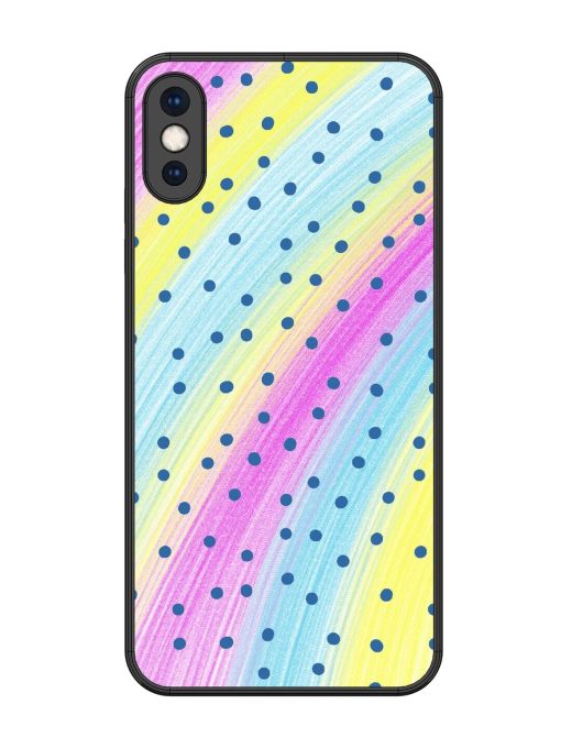 Polka Dot Paradise Glossy Soft Edge Case for Apple Iphone Xs Max Chachhi