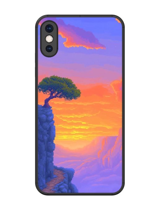 Cliffside Solitude Glossy Soft Edge Case for Apple Iphone Xs Max Chachhi