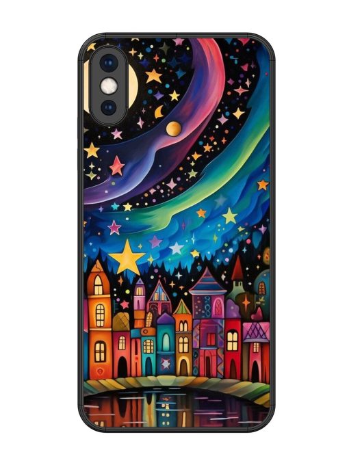 Starlit Village Glossy Soft Edge Case for Apple Iphone Xs Max Chachhi