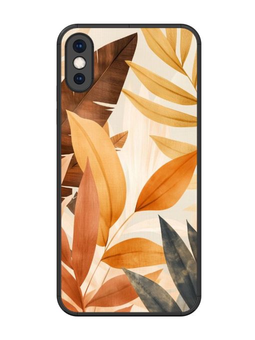 Earthy Elegance Glossy Soft Edge Case for Apple Iphone Xs Max Chachhi