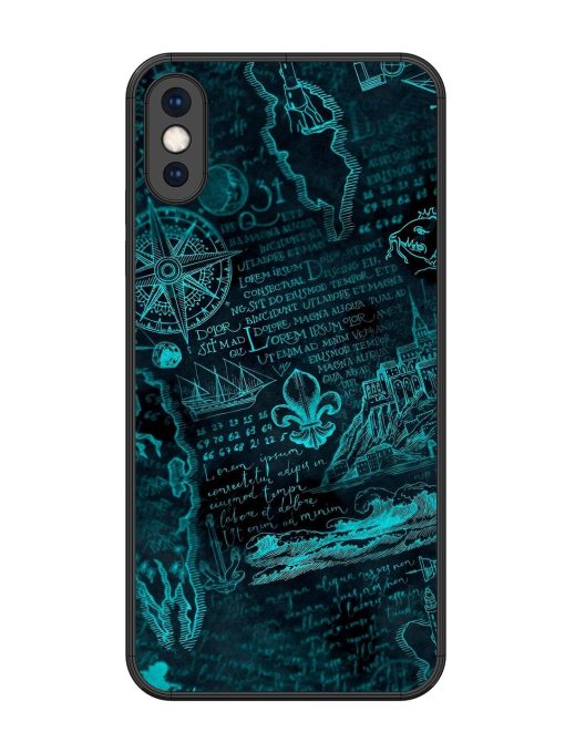 Nautical Notebook Glossy Soft Edge Case for Apple Iphone Xs Max Chachhi