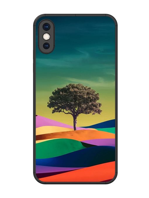 Rainbow'S Lone Sentinel Glossy Soft Edge Case for Apple Iphone Xs Max Chachhi