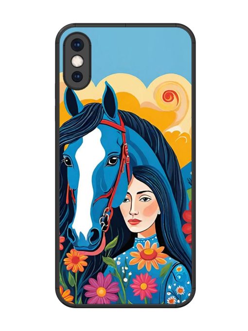 Equine Enchantment Glossy Soft Edge Case for Apple Iphone Xs Max Chachhi