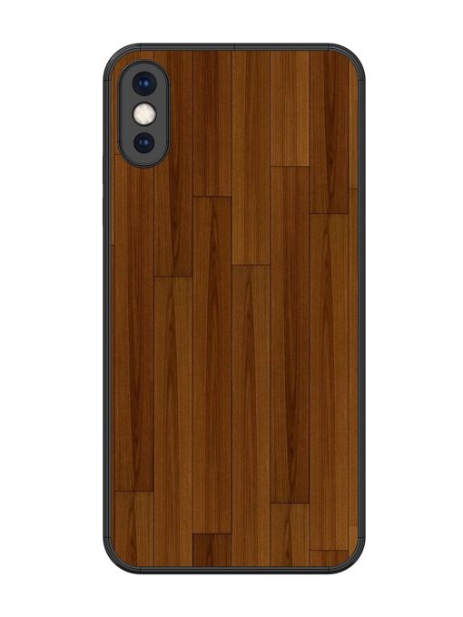 Warm Woodgrain Glossy Soft Edge Case for Apple Iphone Xs Max Chachhi