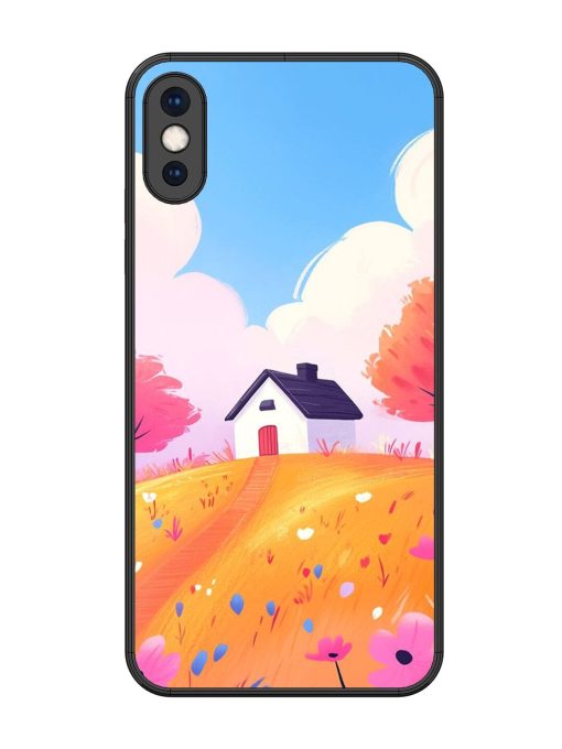 Hilltop Haven Glossy Soft Edge Case for Apple Iphone Xs Max Chachhi