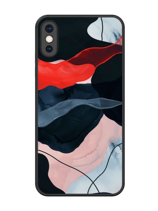 Dark Currents Glossy Soft Edge Case for Apple Iphone Xs Max Chachhi