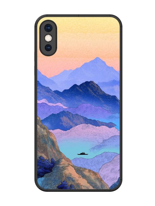 Mountain Mist Glossy Soft Edge Case for Apple Iphone Xs Max Chachhi