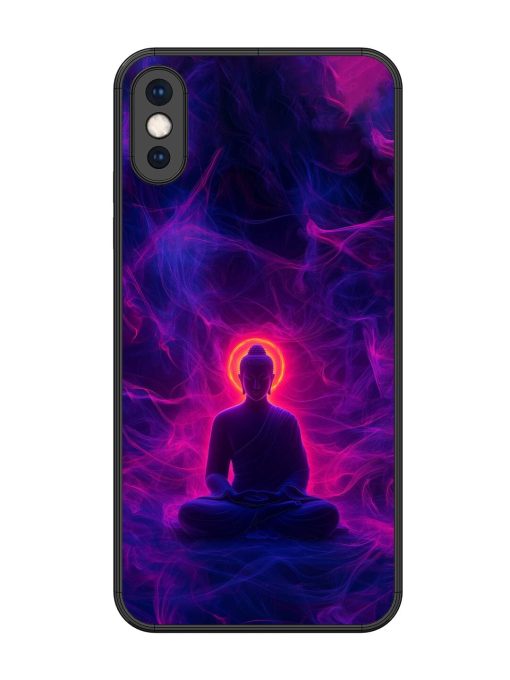 Neon Nirvana Glossy Soft Edge Case for Apple Iphone Xs Max Chachhi