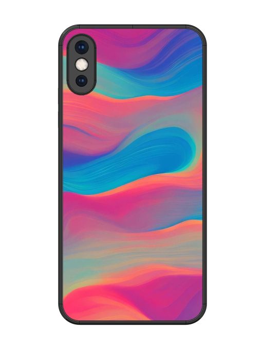 Wavy Wonder Glossy Soft Edge Case for Apple Iphone Xs Max