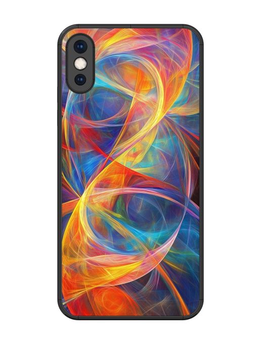 Cosmic Currents Glossy Soft Edge Case for Apple Iphone Xs Max Chachhi