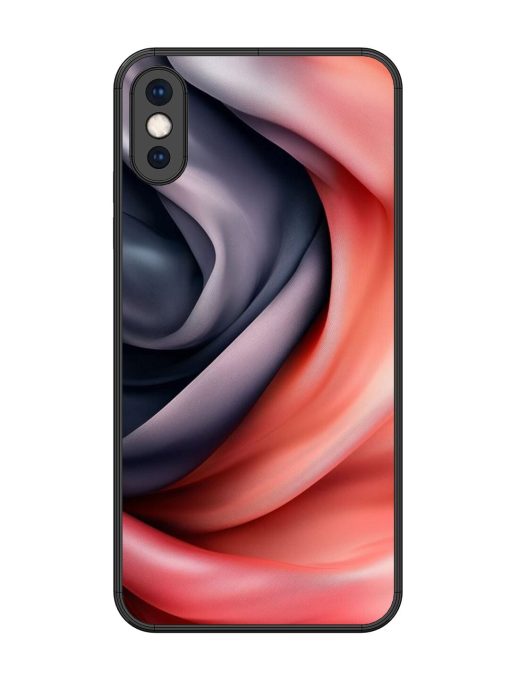 Swirling Silk Glossy Soft Edge Case for Apple Iphone Xs Max Chachhi